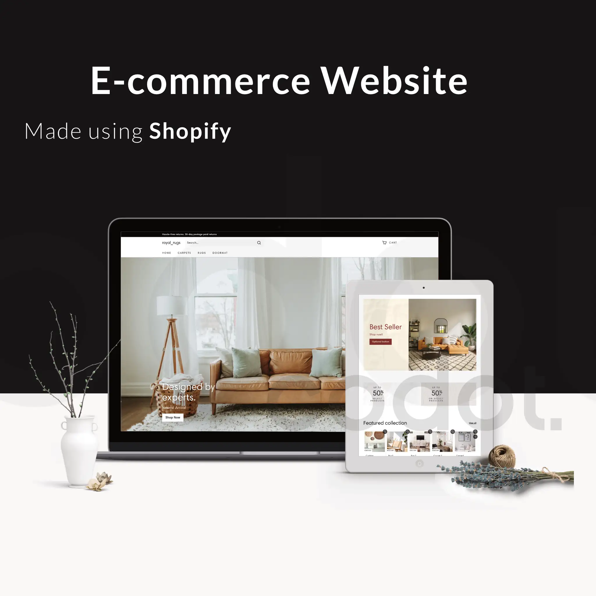Website UI design for client project highlighting typography, layout, and visual hierarchy